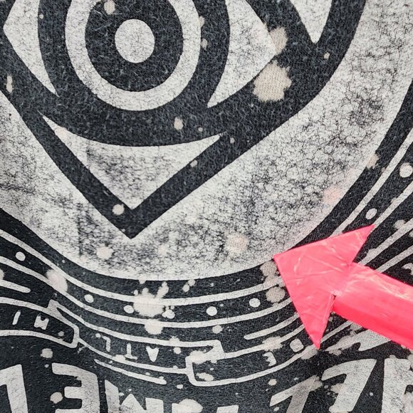 All Time Low Adult XL Sweatshirt Gildan Premium Splatter Missing You Graphic Tie - Picture 8 of 11